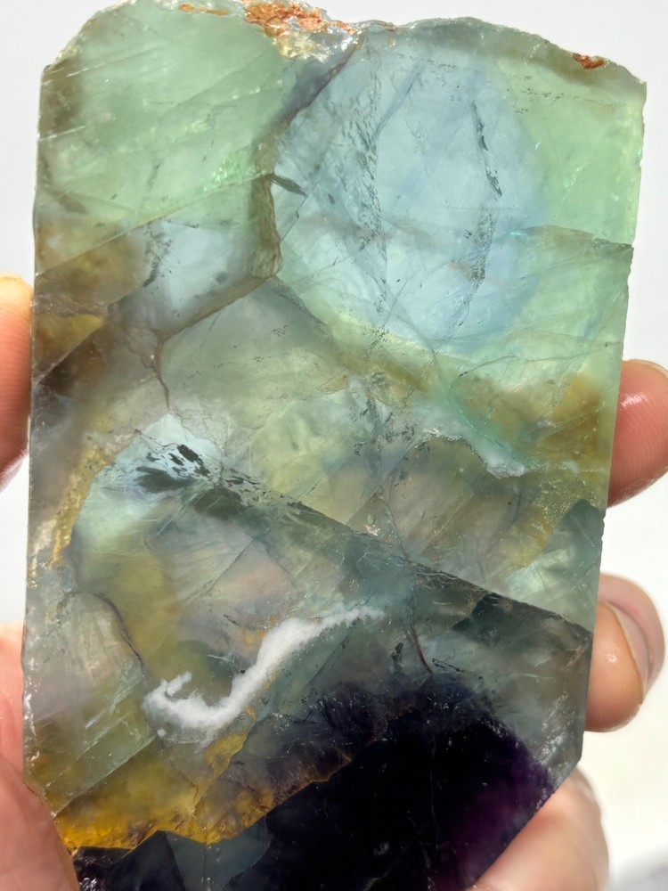 Fluorite slab Cabbing Lapidary Combo Ship Avail