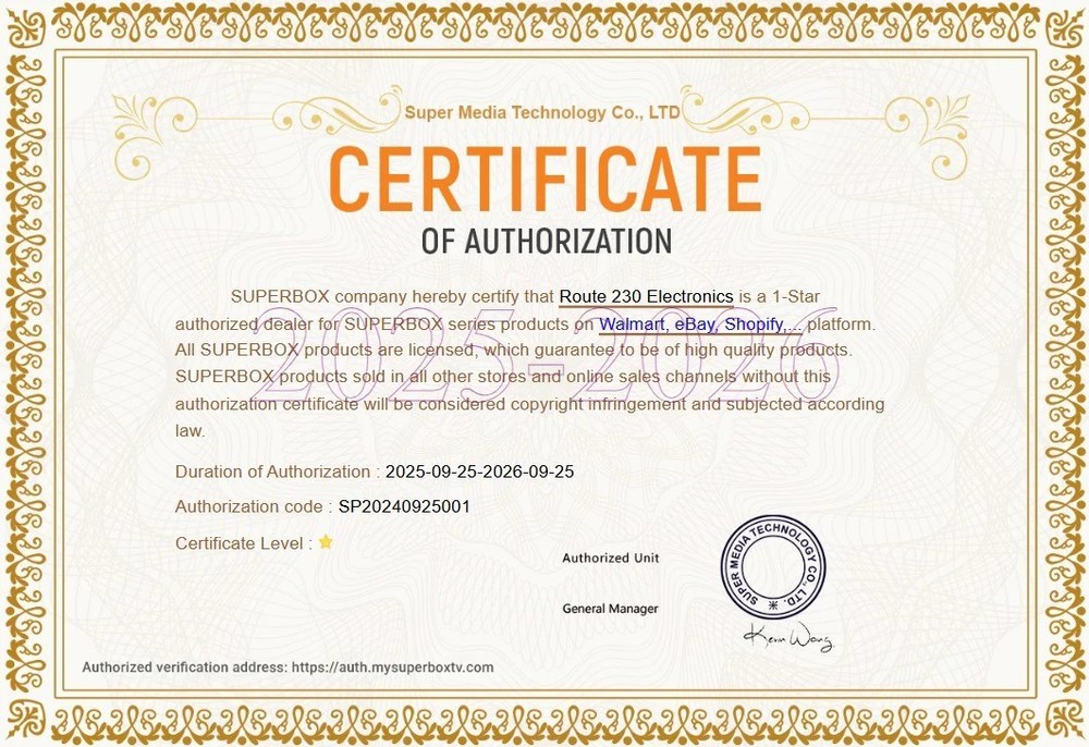 SUPERBOX S6 MAX Streaming Media Player + $25 ebay gift card!