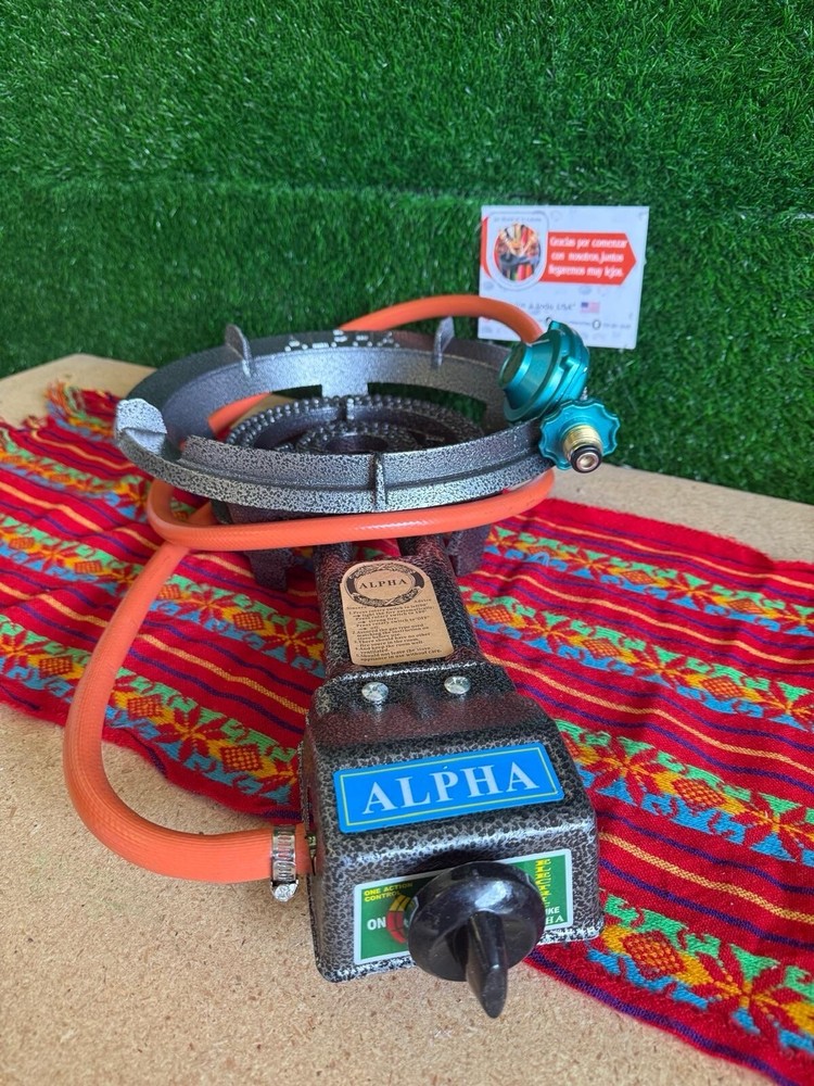 Burner Low Pressure Burner Camping BBQ Hose & Regulator