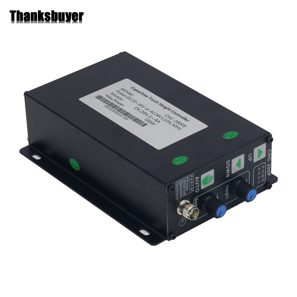CHC-200FII Upgraded Capacitive Torch Height Controller for flame CNC Cutting BK