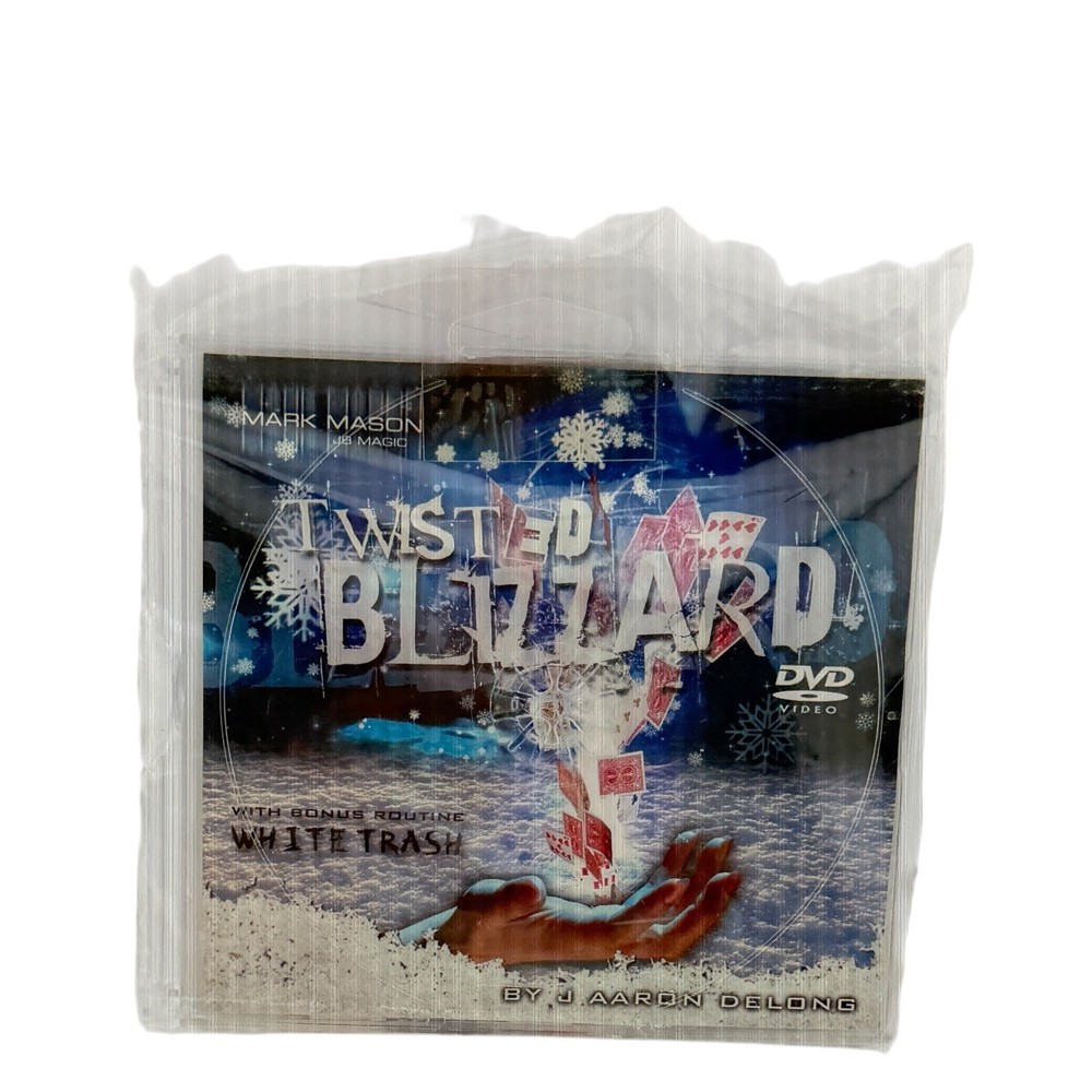 Mark Mason JB Magic Twisted Blizzard Magic Trick DVD Bonus Routine White Trash