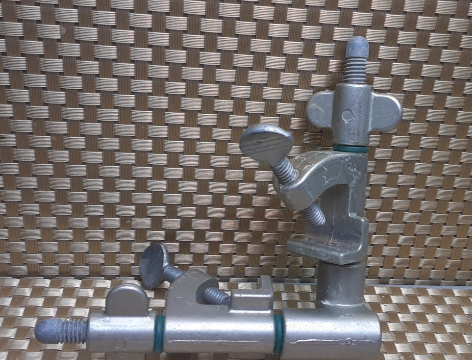 Swivel Double Clamp Holder Eisco Cast Aluminum Large Heavy duty