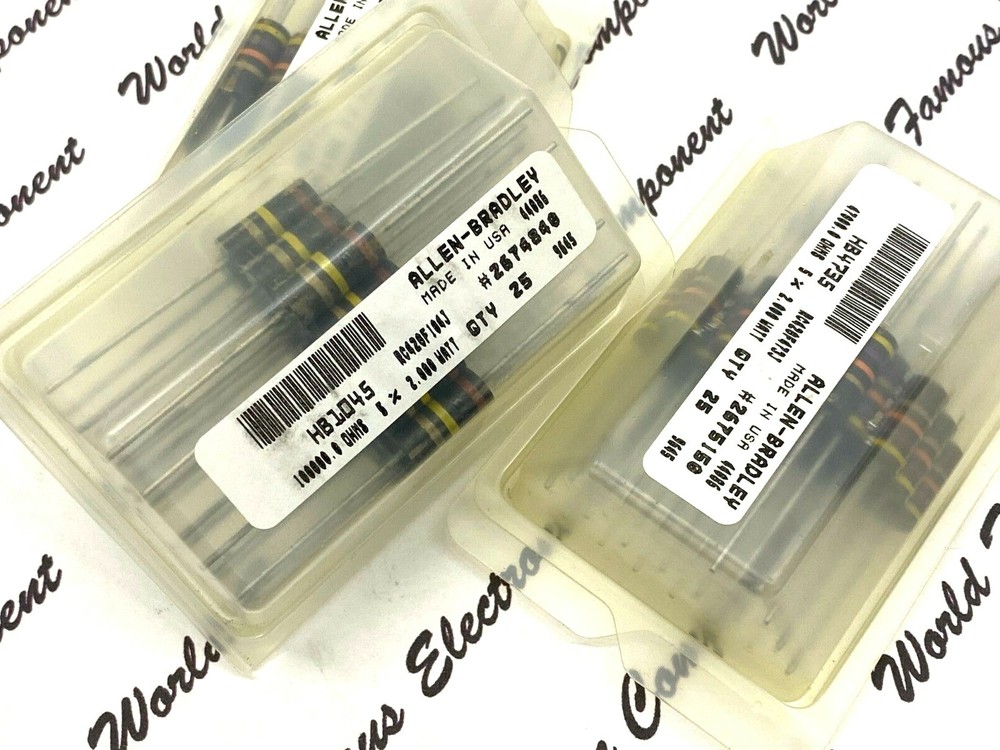 1pcs - Allen-Bradley RCR42 RC42 2W 5% Carbon Composition Resistor