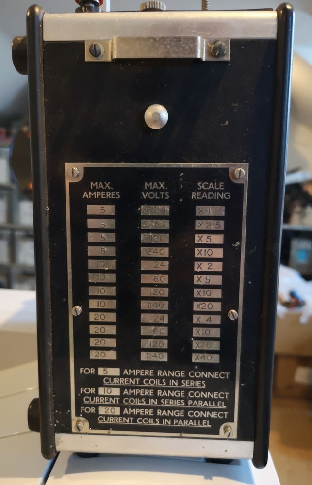 Crompton Vintage Watt Meter