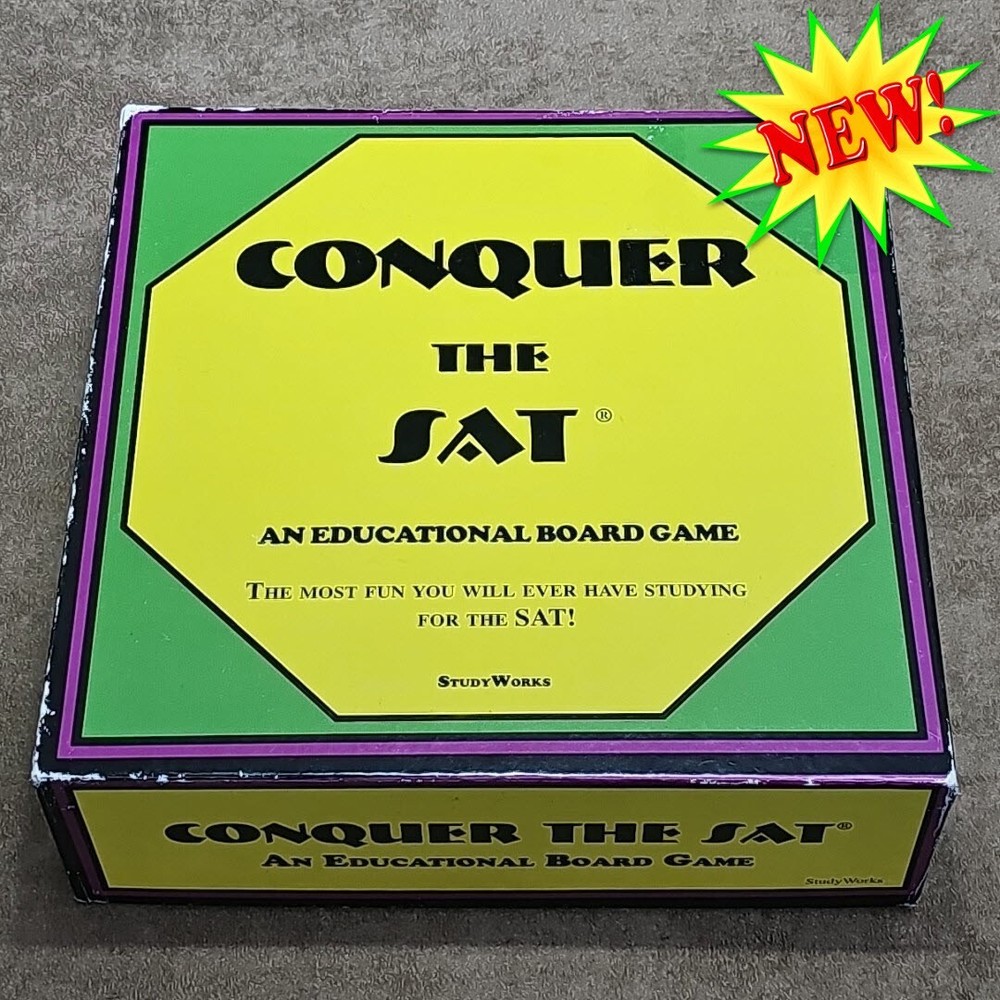 Conquer SAT Board Game Educational Prep High School College Entrance Study Aid