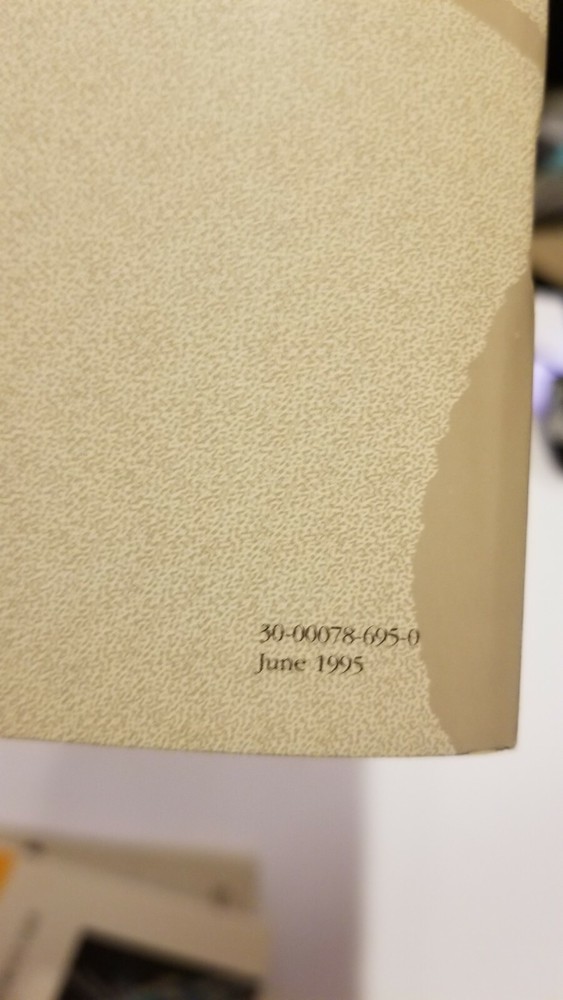 Vtg 1995 Conner Backup Exec for Windows & DOS User Guide Manual Book