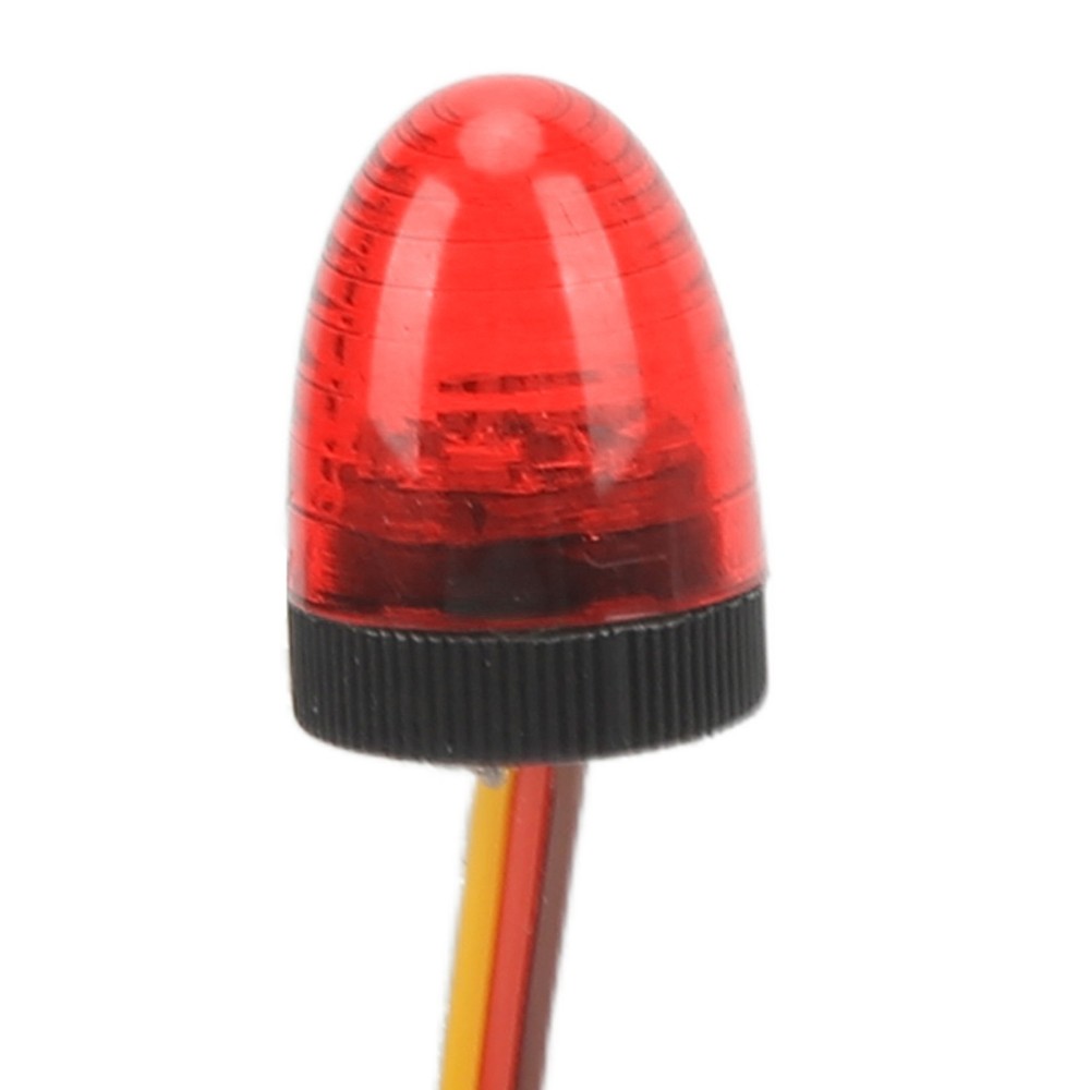 RC Car Alarming Light 5 Light Modes High Simulation Round Compact 10x15mm LED