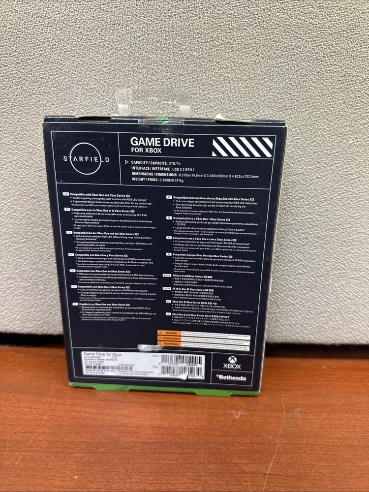 Seagate Starfield Special Edition 2TB Game Drive for Microsoft Xbox...