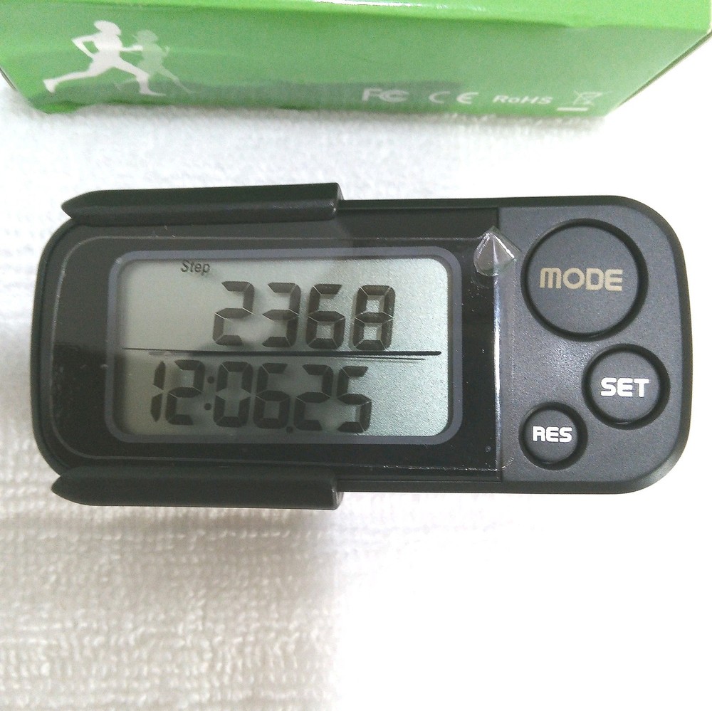 Walkmore 3-D Sensor Pedometer. No Bluetooth Or Smartphone Required. Belt...