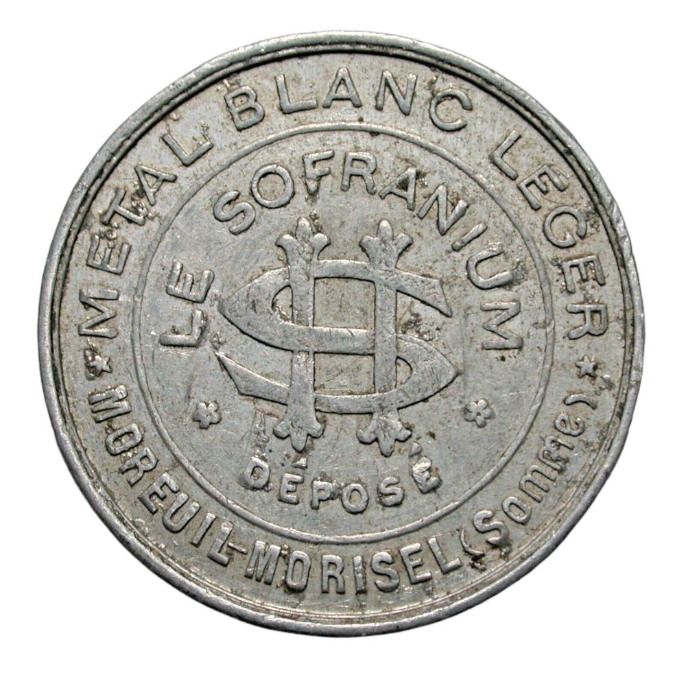 France Metal Blanc Leger Le Sofranium Depose Token
