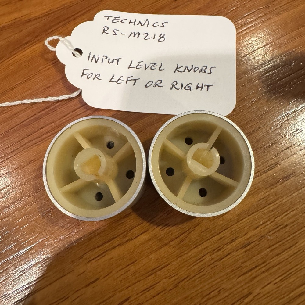 TECHNICS RS-M218 INPUT LEVEL KNOBS (PAIR) - EXCELLENT CONDITION