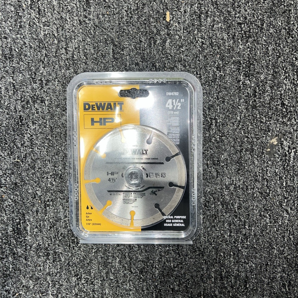 DEWALT 4-1/2" HP Segmented Diamond Blade (DW4782)