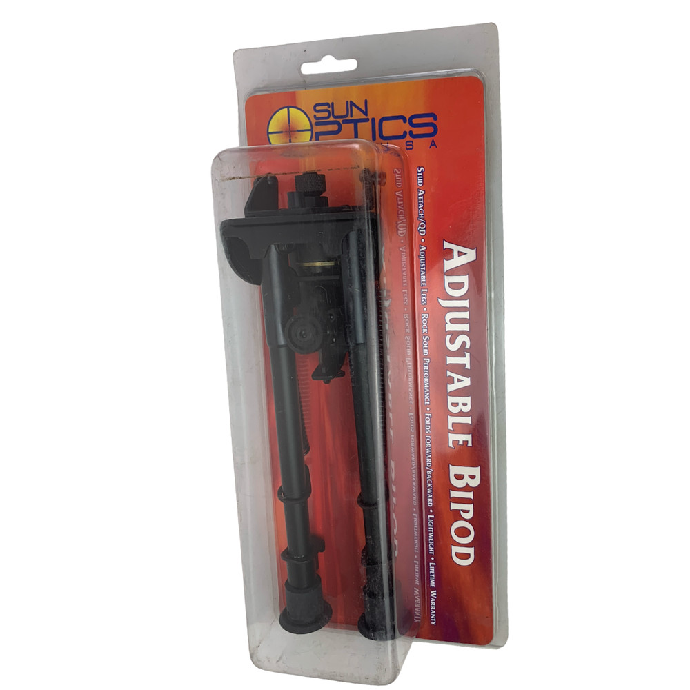 Sun Optics Adjustable Stud Mounted Bipod 9"-13"