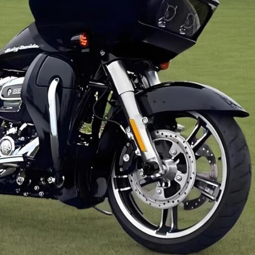 Axle Nut Covers,Skull Pattern Caps Compatible with HaXley Front Ha*Ley Black