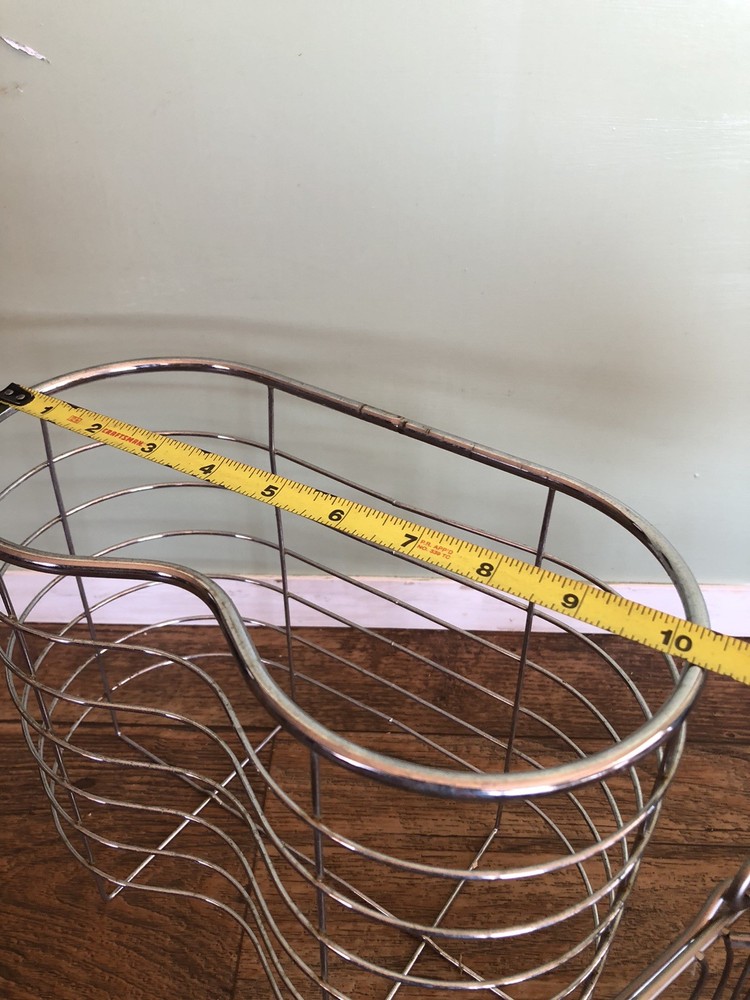 3 Metal Wire Baskets, Kitchen Bathroom Storage Organization