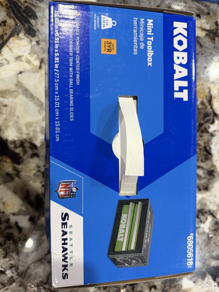 Seattle Seahawks Limited Edition KOBALT Mini Toolbox
