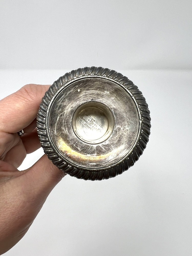 Antique Silver Plated Candlestick (parts)