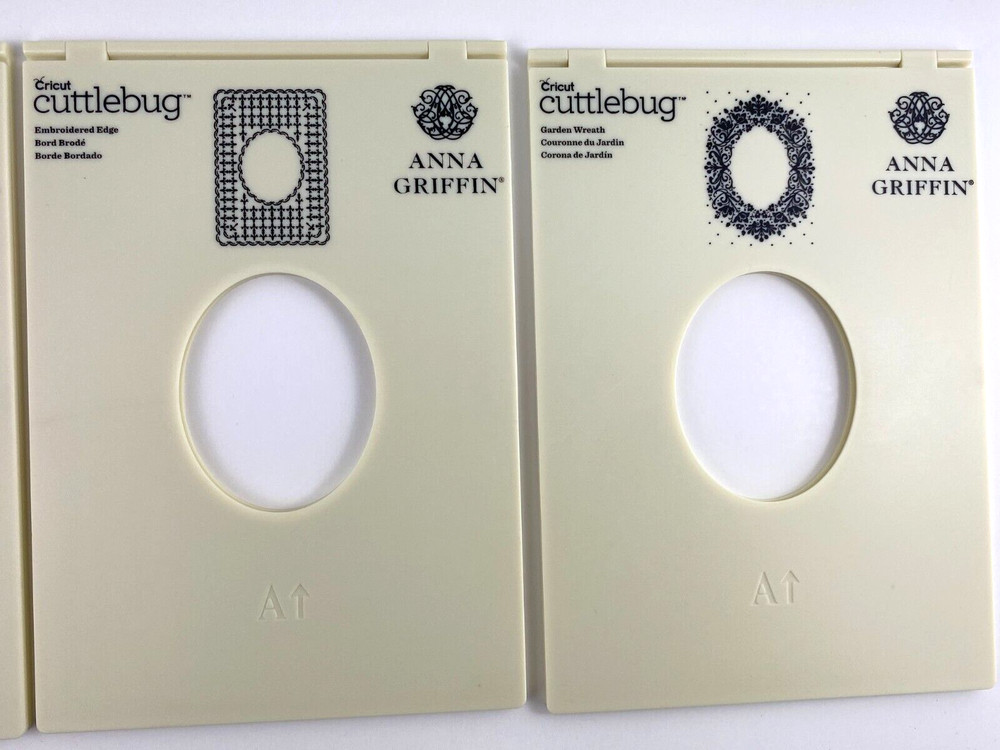 Anna Griffin Cricut Cuttlebug Assorted Embossing Frame Folders And Sentiments #4