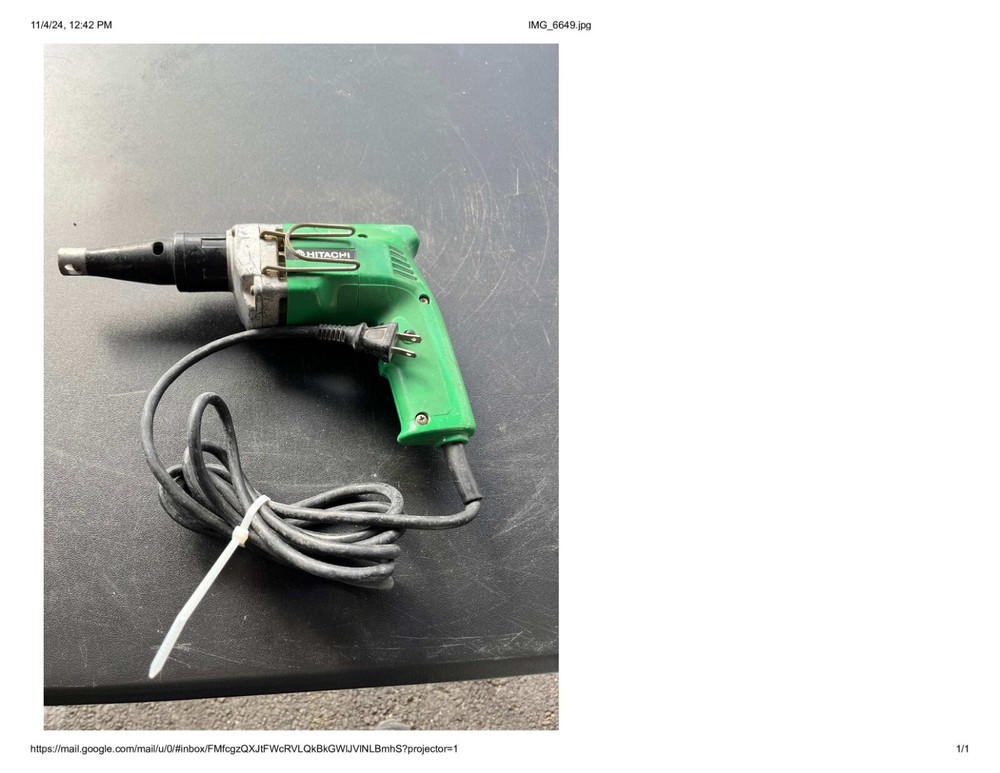 Hitachi dry wall gun - heavy duty