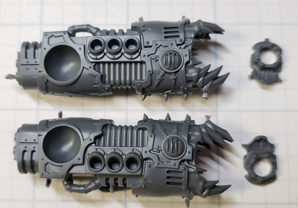 Warhammer 40k Chaos Space Marine Bits Forgefiend Ectoplasma Cannons
