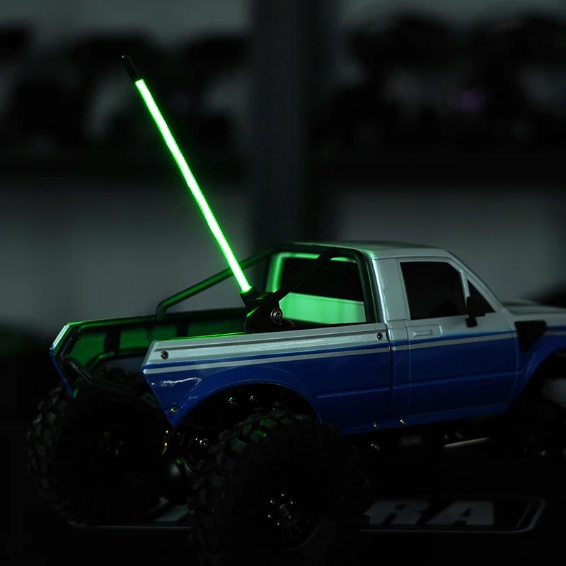 RC 1/10 LED Whip LIGHT Flexible Antenna *YELLOW*