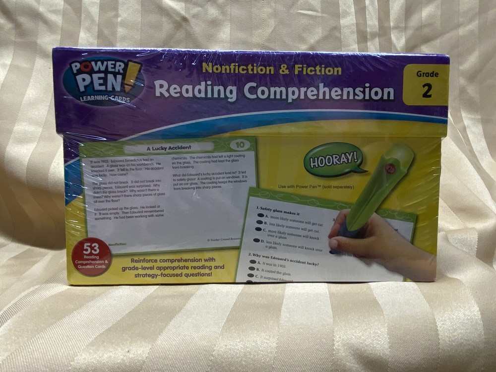 Power Pen Learning Cards Reading Comprehension Grade 6 New