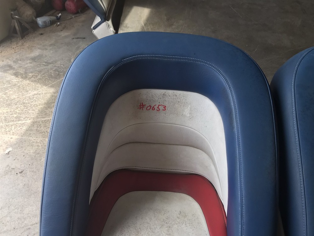 boat captains chairs seats set