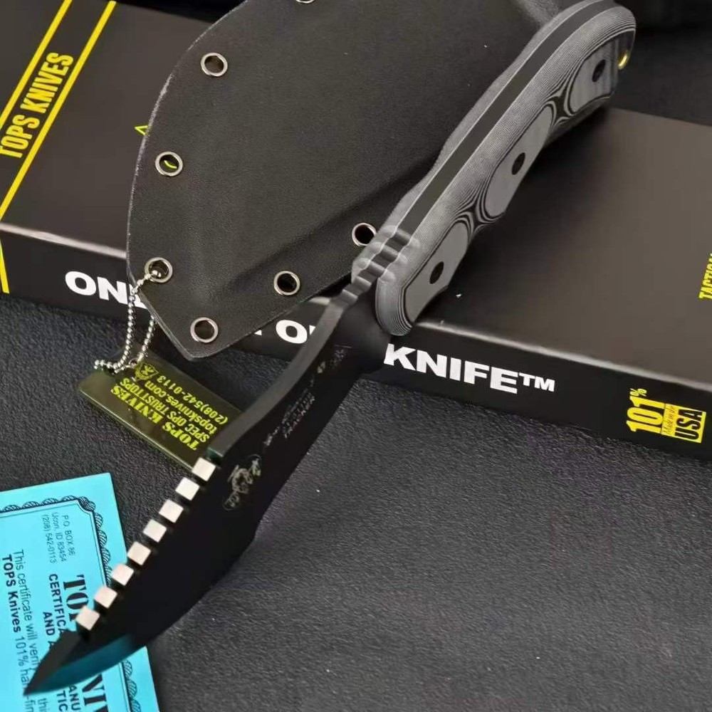 Tracker, Jungle Obstacle Removal Knife, Field Exploration Logging Knife EDC Tool