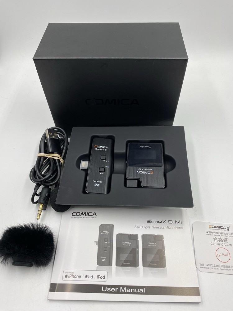 COMICA BoomX-D 2.4G Digital Wireless Microphone (1 Transmitter & 1 Receiver)