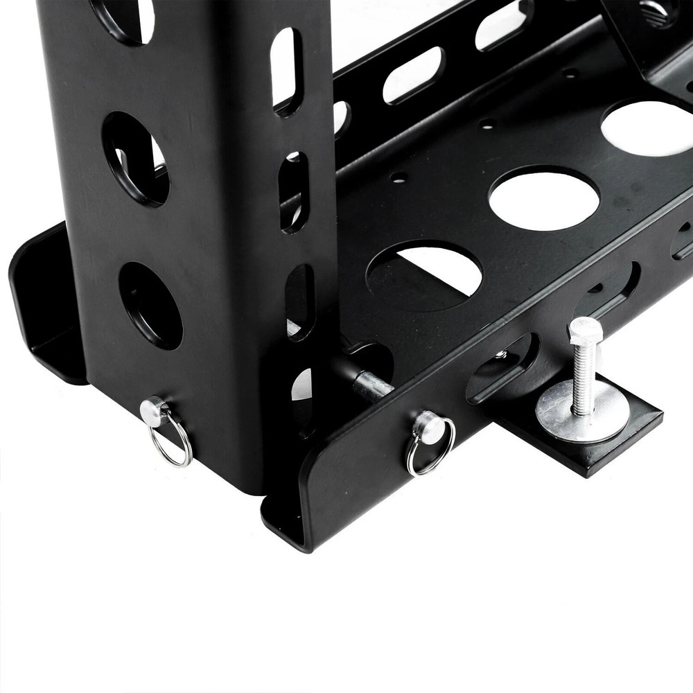 Motorcycle Front Rear Wheel Stop Chock Stand w/ Mounting Kit 3000lbs Tire Rack