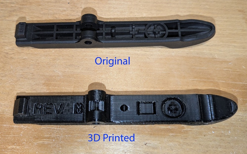 Clipper Creek Type E J1772 Connector Lever latch 3D printed Enphase