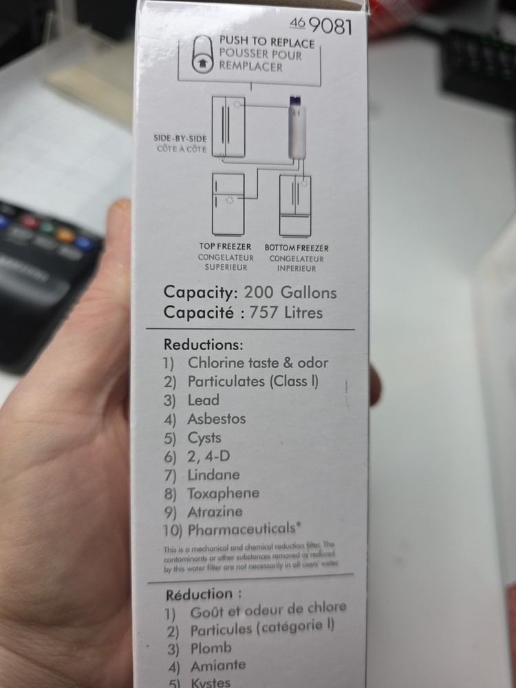 Kenmore 469081 Refrigerator Water Filter - White