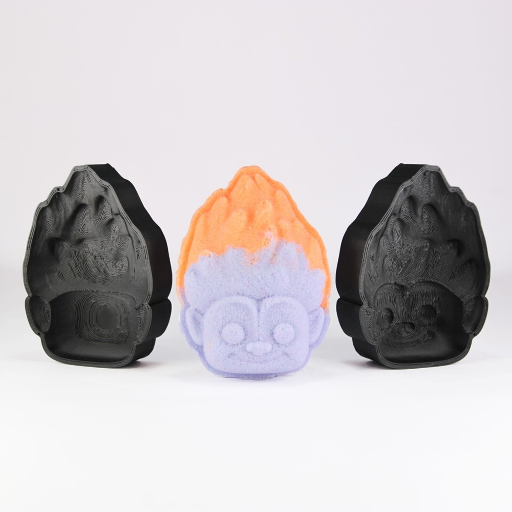 TROLL Bath Bomb Mold, DIY original BathBombs Set 3D Printed Kit