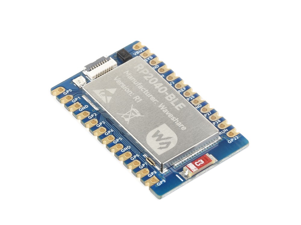 Waveshare RP2040-BLE Development Board, Raspberry Pi Microcontroller Development