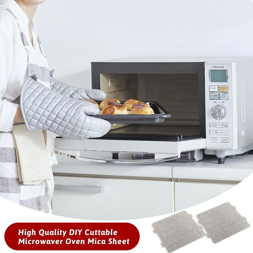 Universal Microwave Waveguide Covers - 6 Mica Sheets for Better Efficiency