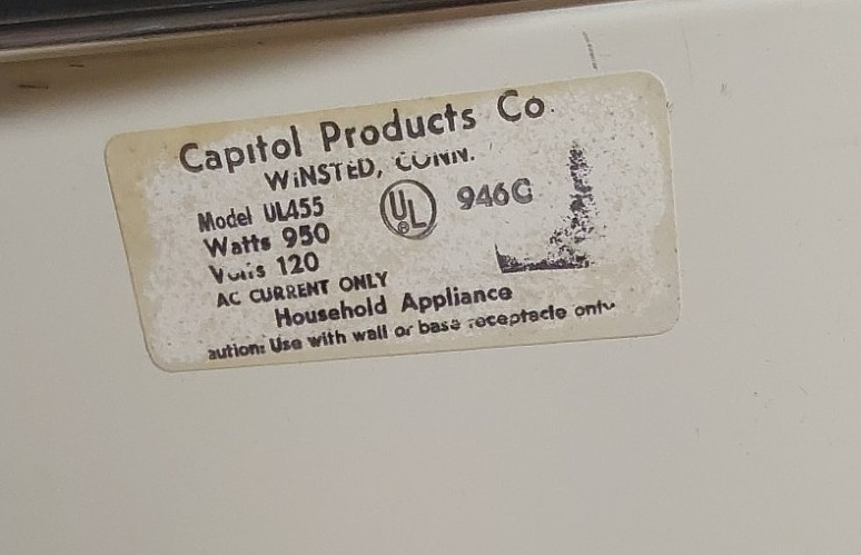 Capitol Commercial Single Burner Hot Plate Selectemp-TESTED & WORKING