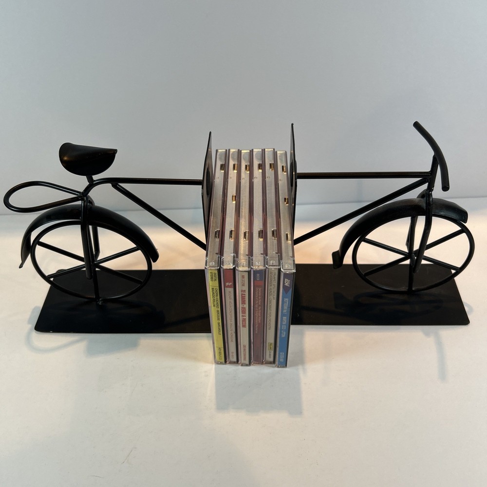 Metal Bicycle Bookend holders Excellent Condition