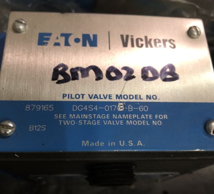 Eaton Vickers Pilot Valve DG4S4-017B-B-60 (Ref #58)