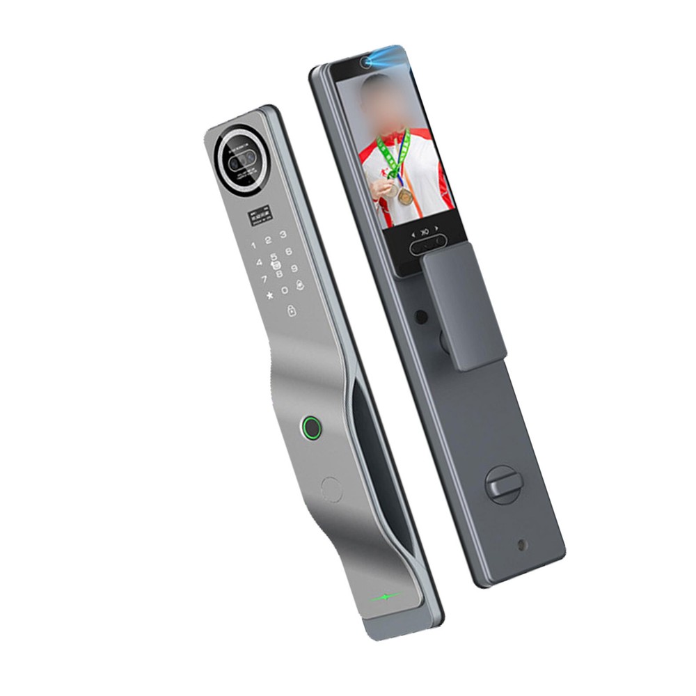 3D face Wifi Digital Smart Lock Fingerprint Visual Intercom Security Door Lock