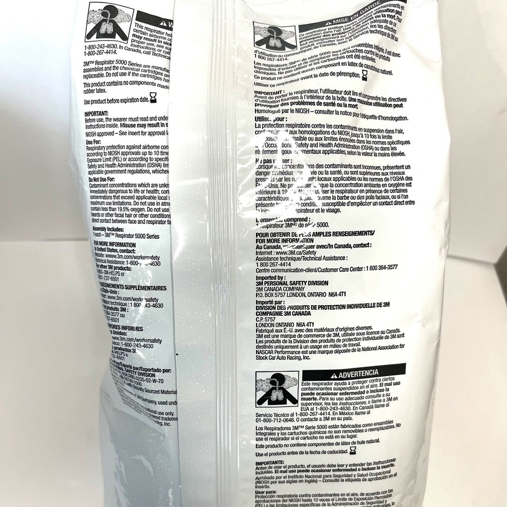 3M HALF 5201 MED RESPIRATOR ASSEMBLY