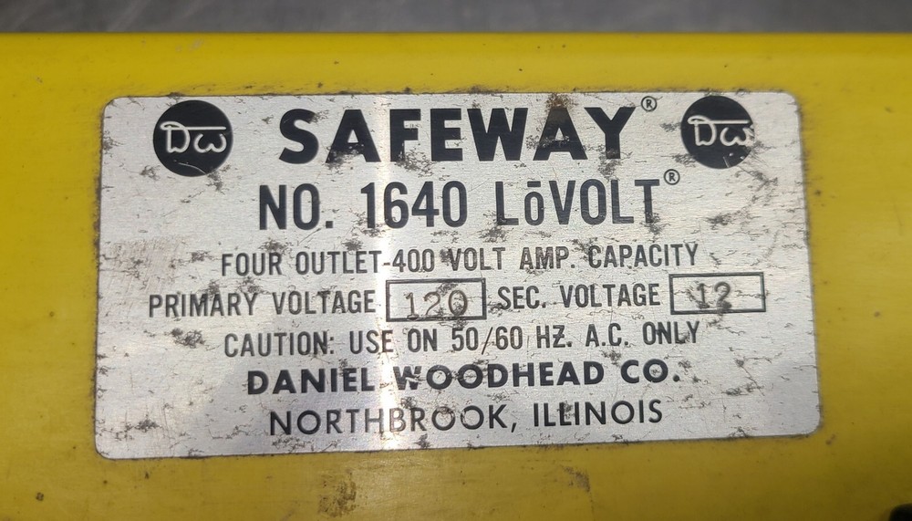 Daniel Woodhead 1640 Safeway **Used**