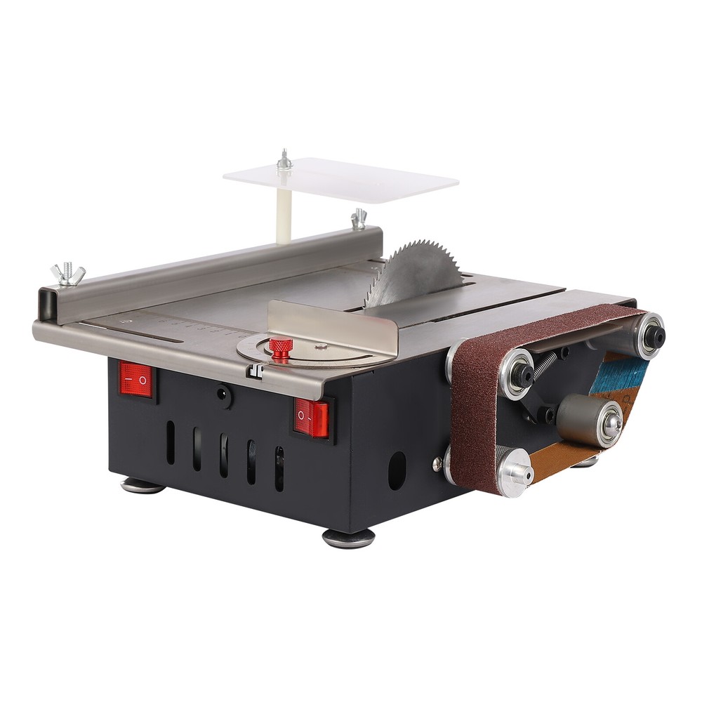 Mini Electric Table Saw Bench Circular Blade Woodworking Cutting Tool Machine US