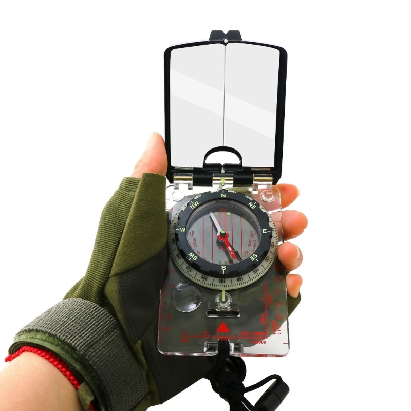 Sighting Mirror Compasses Orienteering Map Compasses for Map Reading