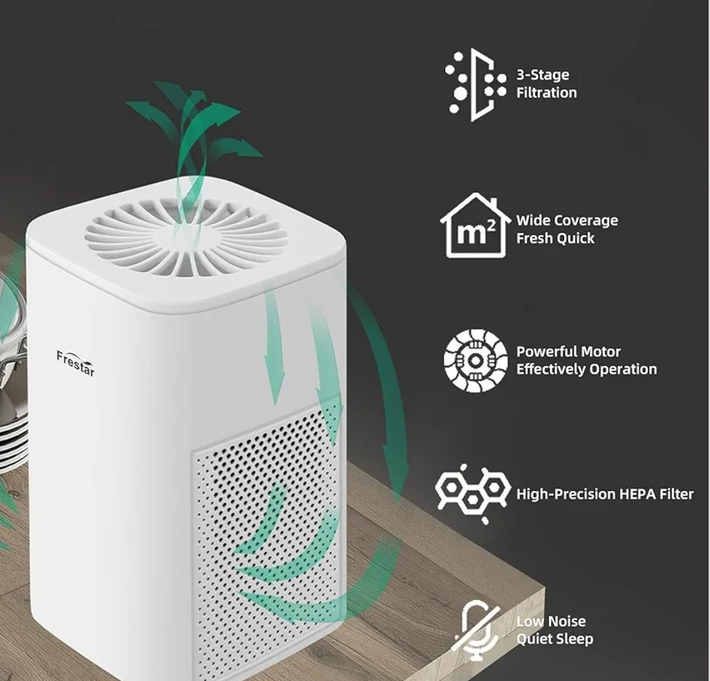 Frestar air purifier. 4 Pack. Small Room, Great For A Desktop