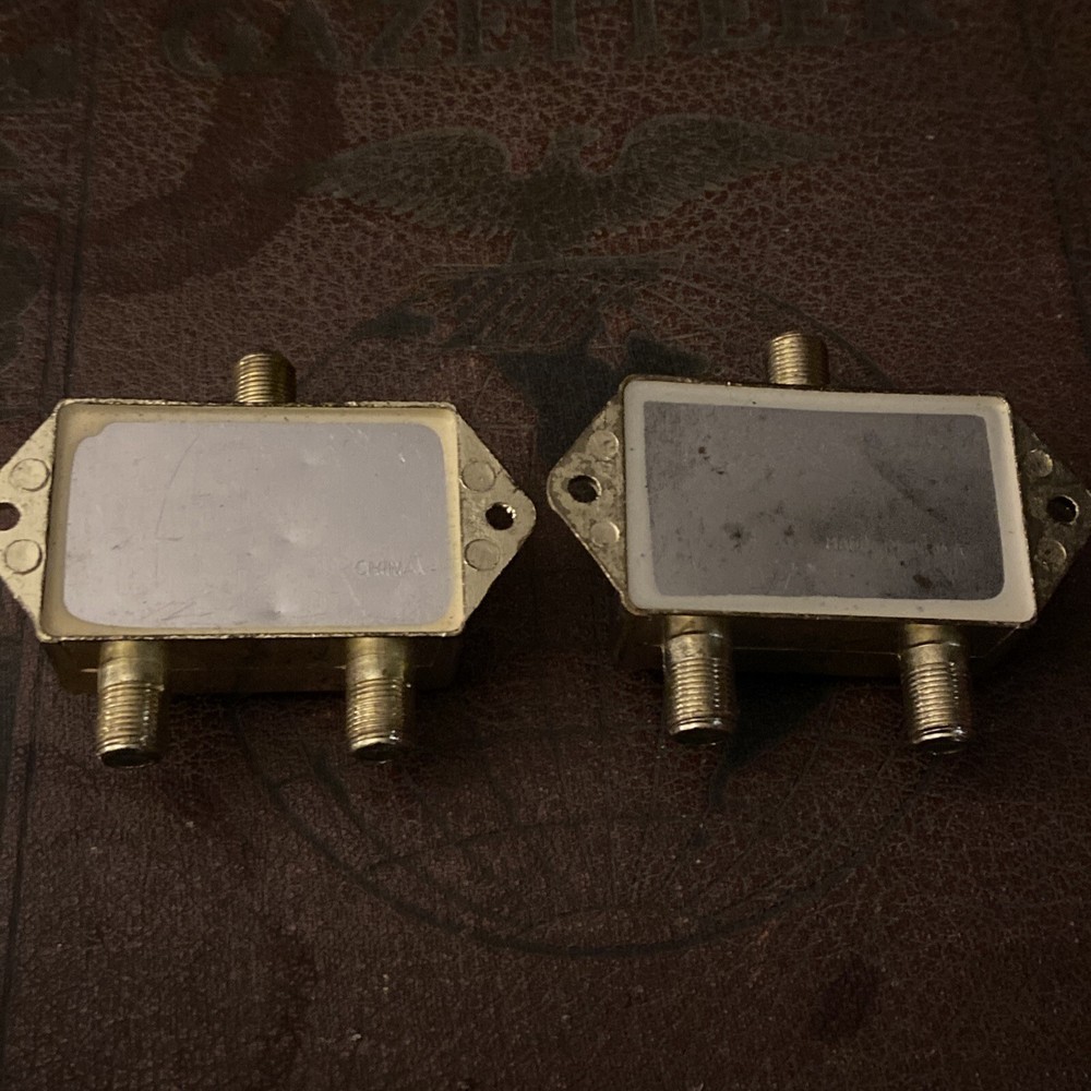 TV Set (Input/Output) Cable/Antenna Splitter (2 total)