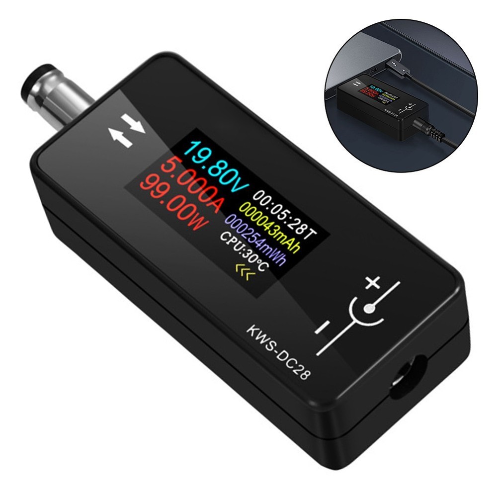 KWSDC28 Digital Interface Tester for Measuring Voltage and Current 430V