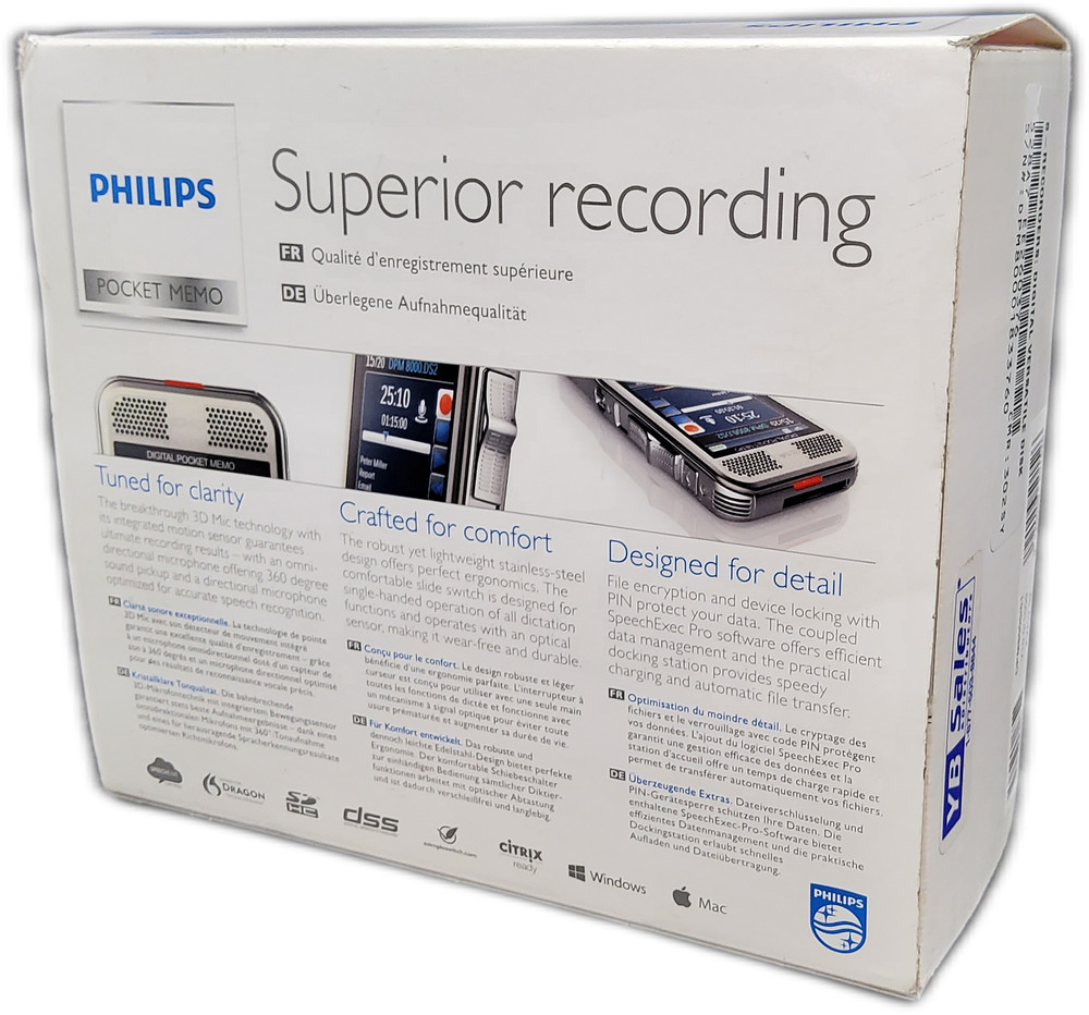 Philips DPM-8000 Digital Voice Recorder