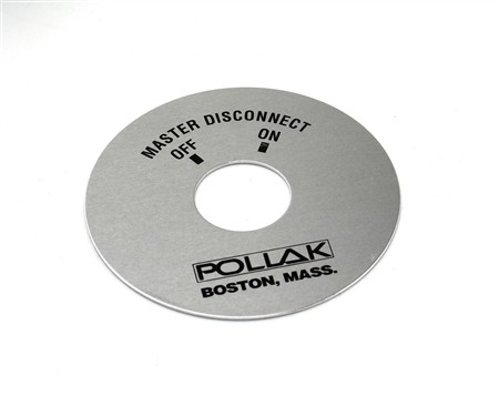 Master Disconnect Switch Face Plate- ( Pack of 1)