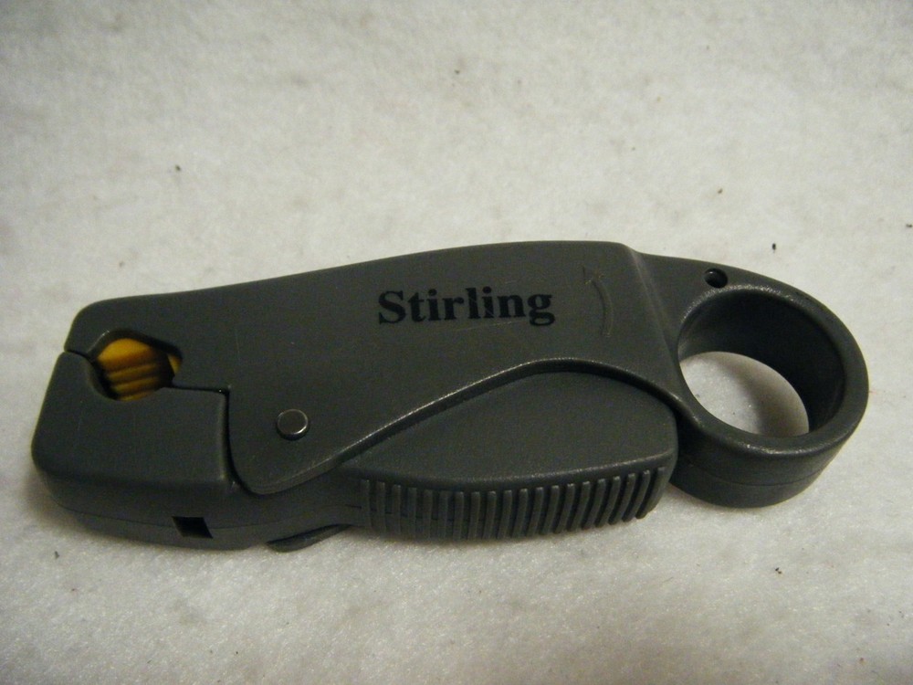 Stirling RG11 Crimper Kit, crimper, stripper, snips, connectors, case