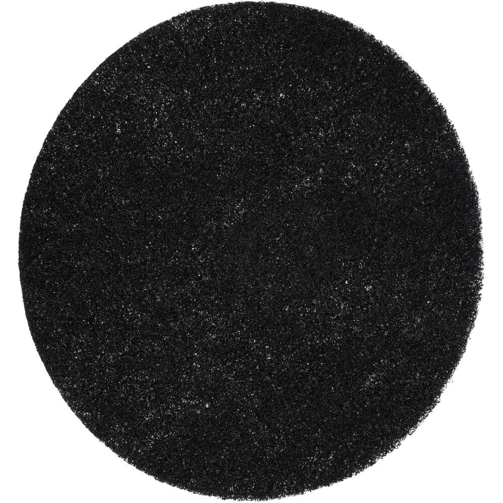 PRO SOURCE Floor Stripping Pads: 5 Pack, Black Coarse Polyester, 19" Diameter